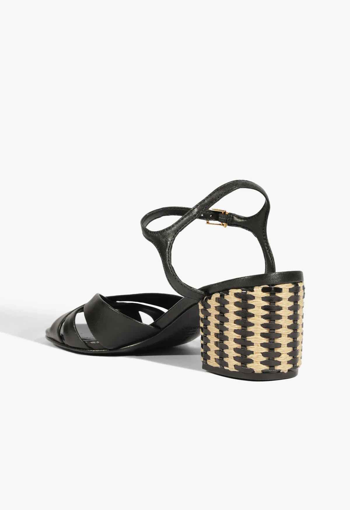 Keefa Mid Block Sandal