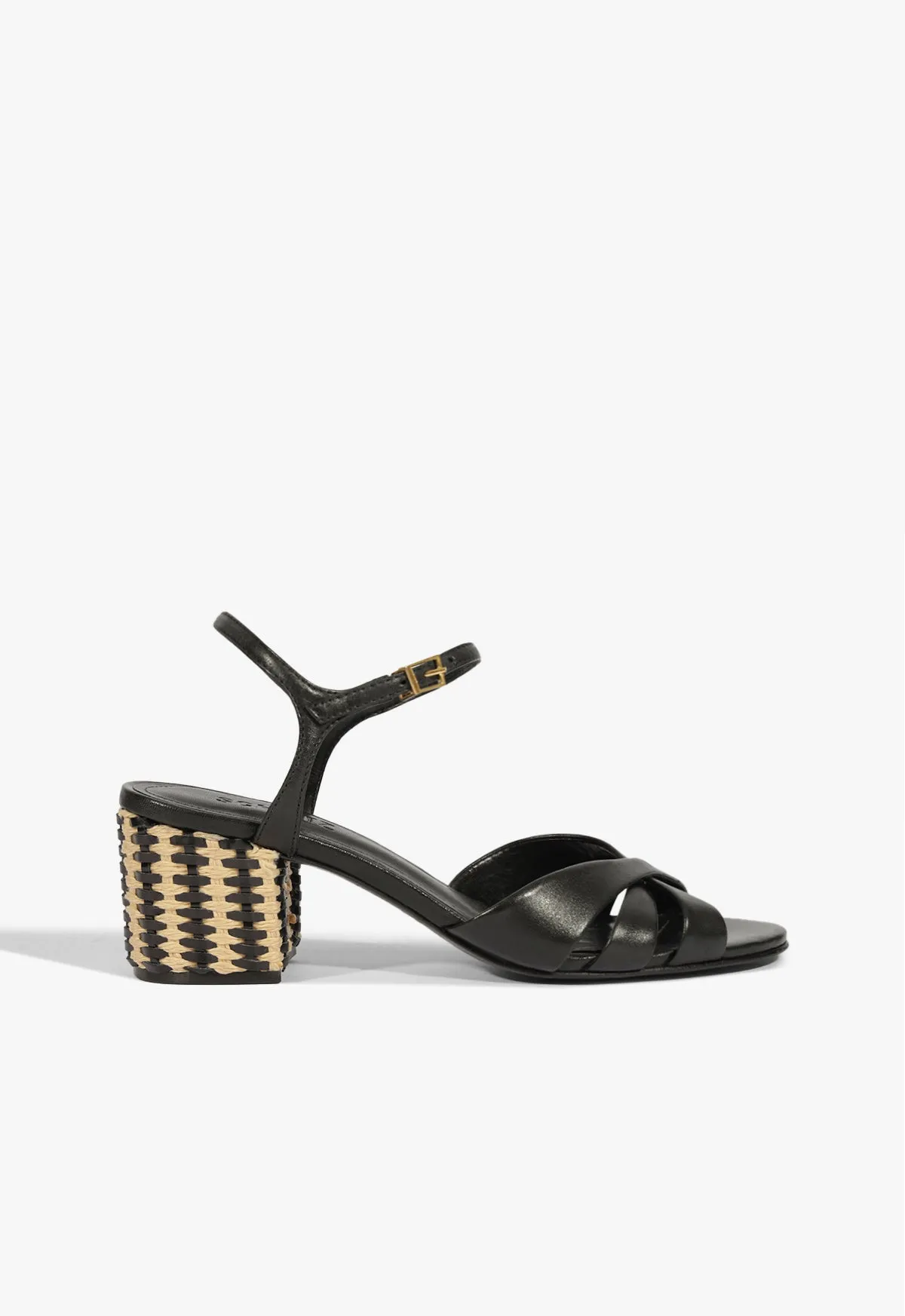 Keefa Mid Block Sandal