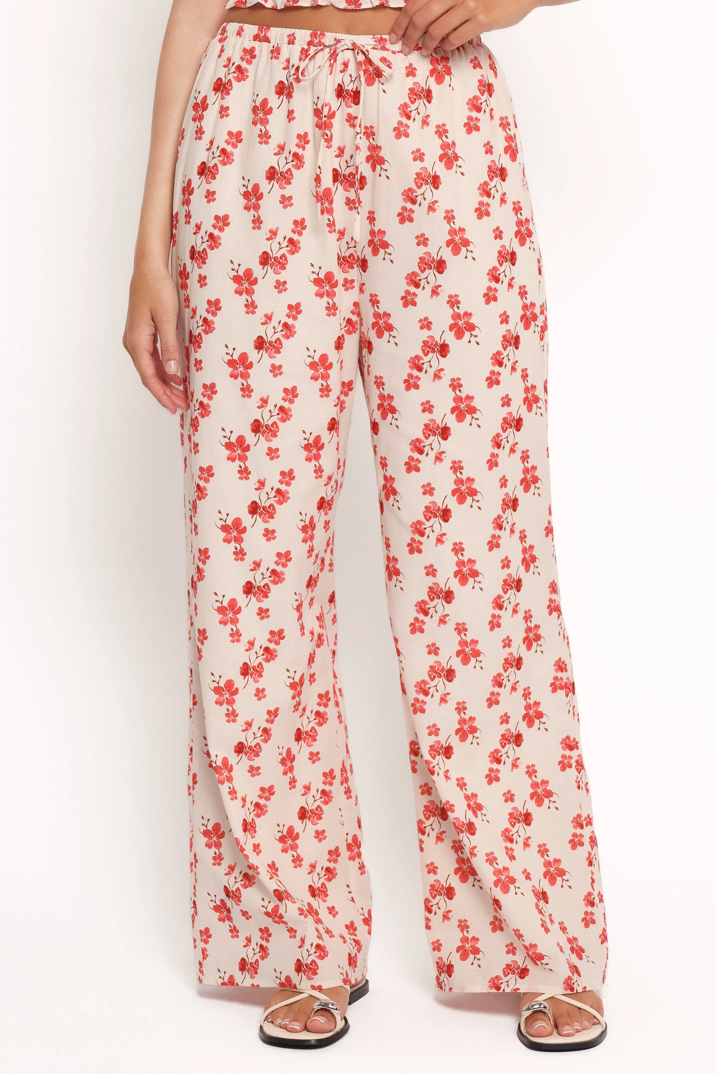 Lux Pants - Red Blossom