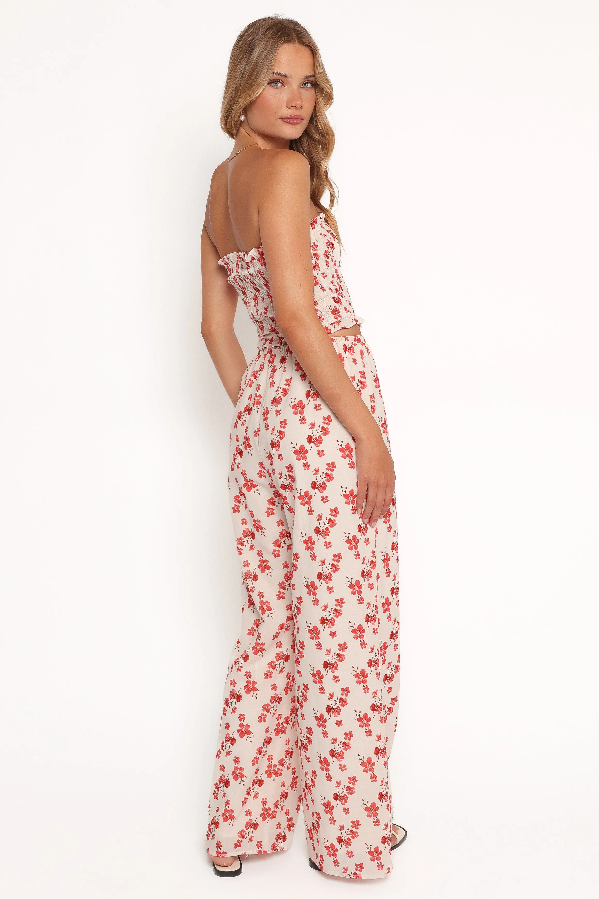 Lux Pants - Red Blossom