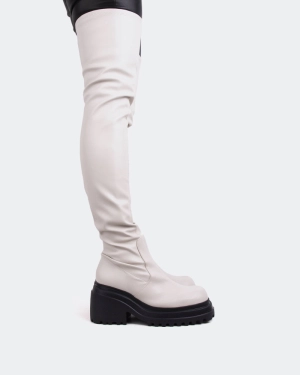 Matlock Off White Stretch