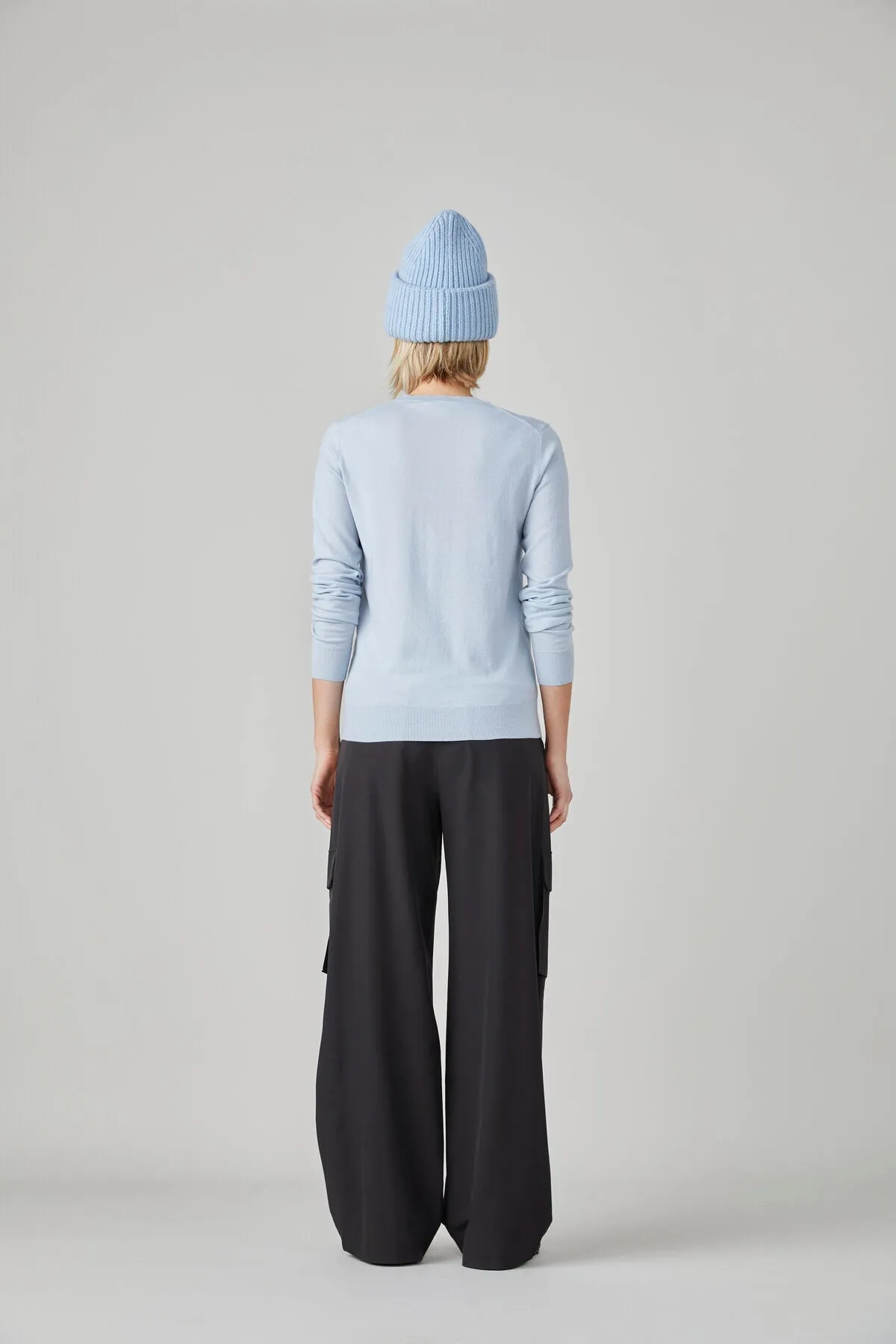 Mid-rise Wide Leg Cargo