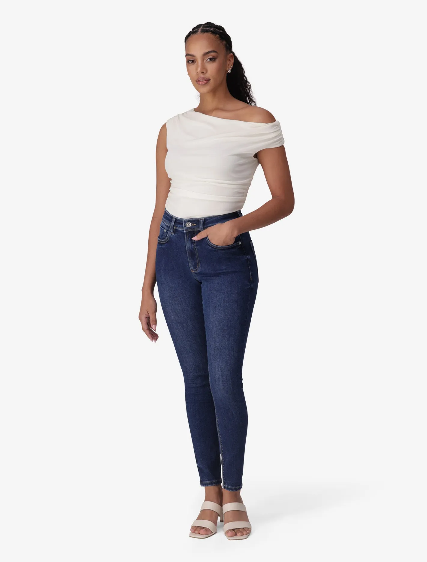 Nala Mid-Rise Skinny Jeans
