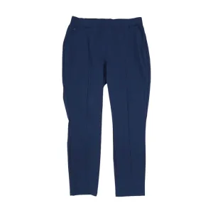 Navy Solid Active Pants