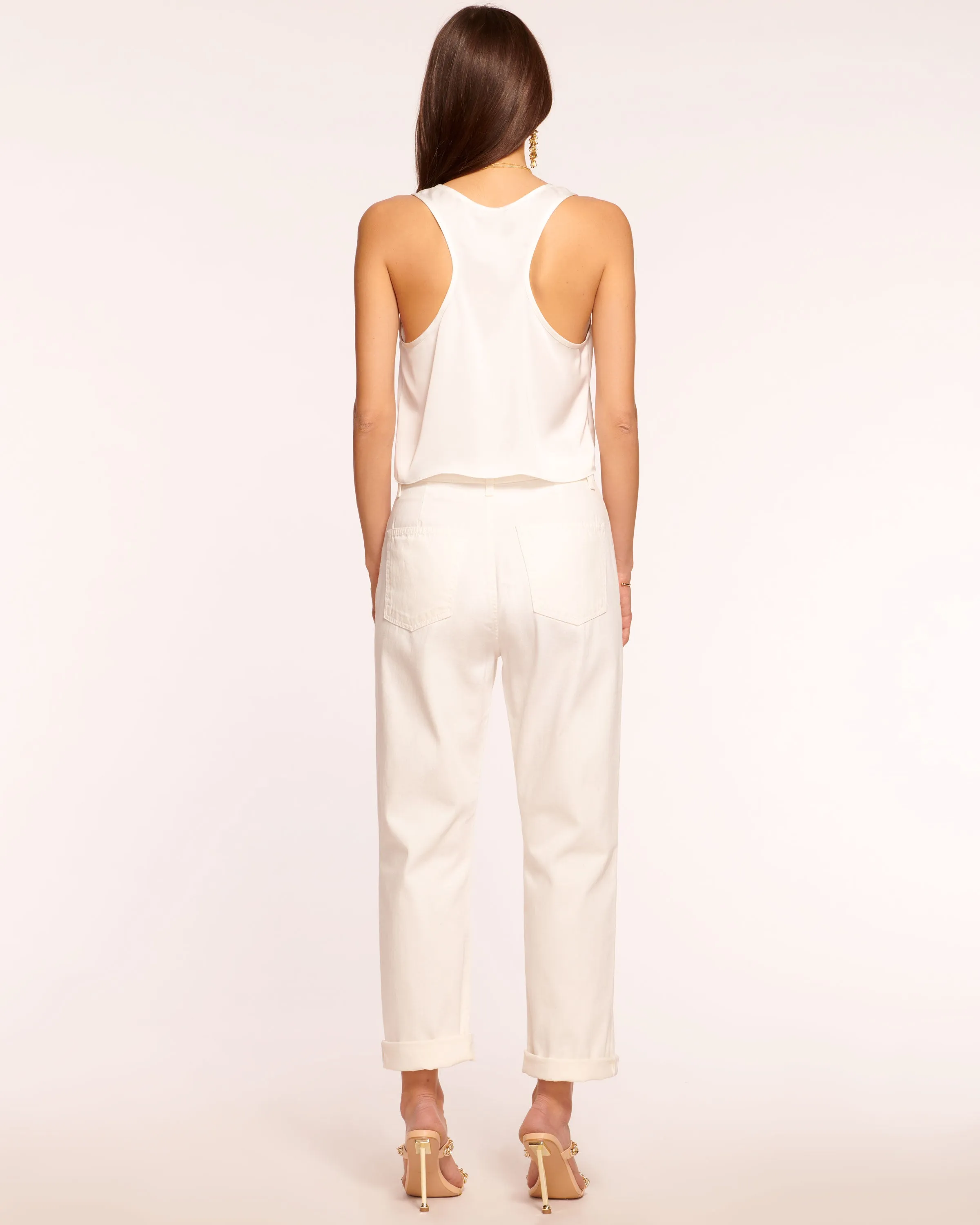 Pearle Cropped Straight Leg Jean