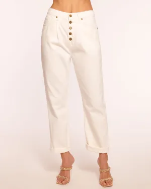 Pearle Cropped Straight Leg Jean