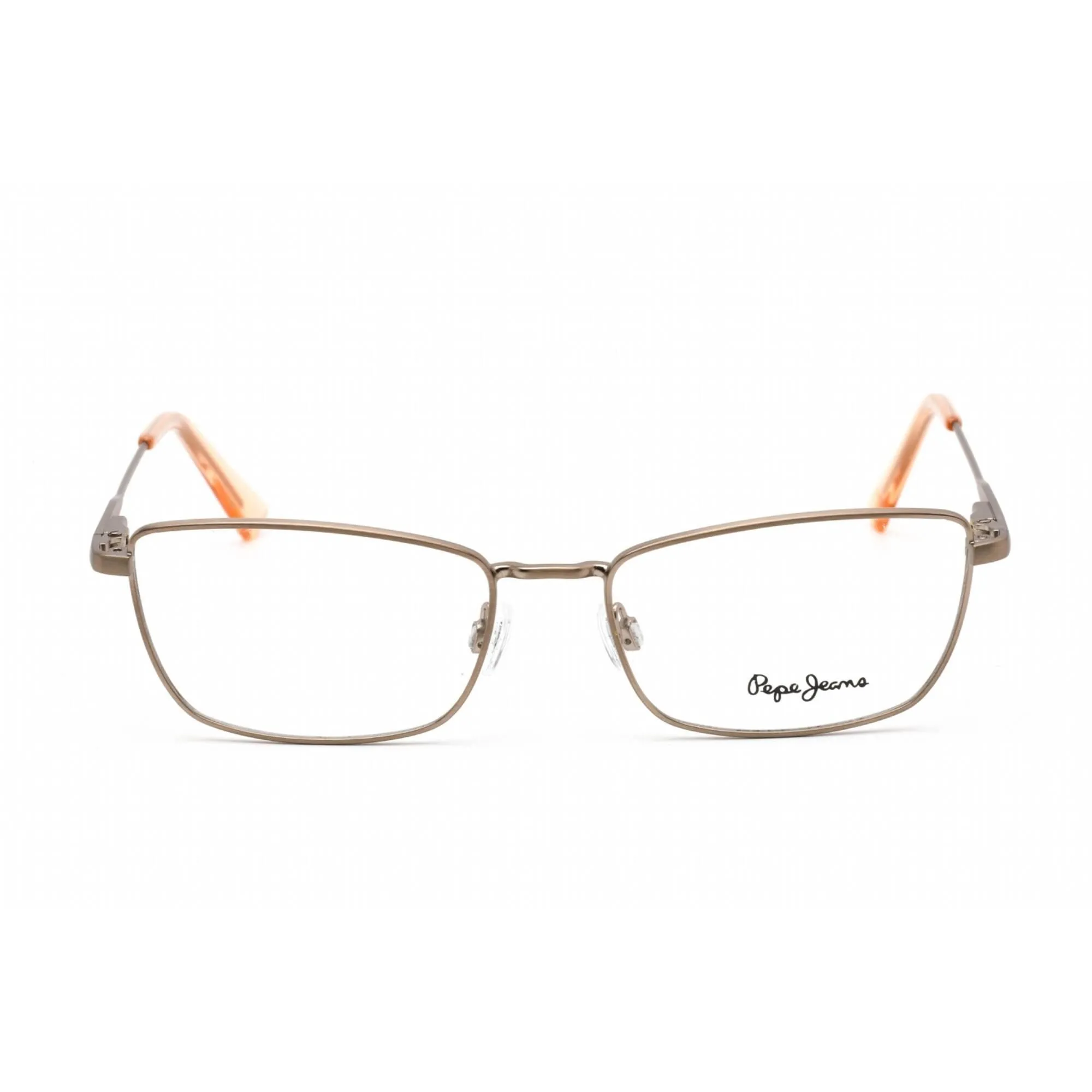 Pepe Jeans Men's Eyeglasses - Clear Lens Brown Metal Rectangular Frame | PJ1353 C3