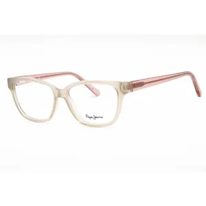 Pepe Jeans Women's Eyeglasses - Full Rim Crystal Rectangular Shape Frame | PJ3424 C6