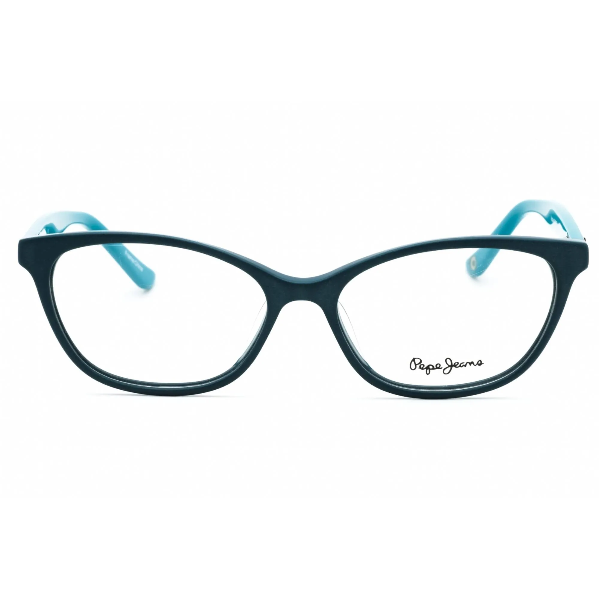 Pepe Jeans Women's Eyeglasses - Petrol Plastic Cat Eye Full Rim Frame | PJ3370 C3