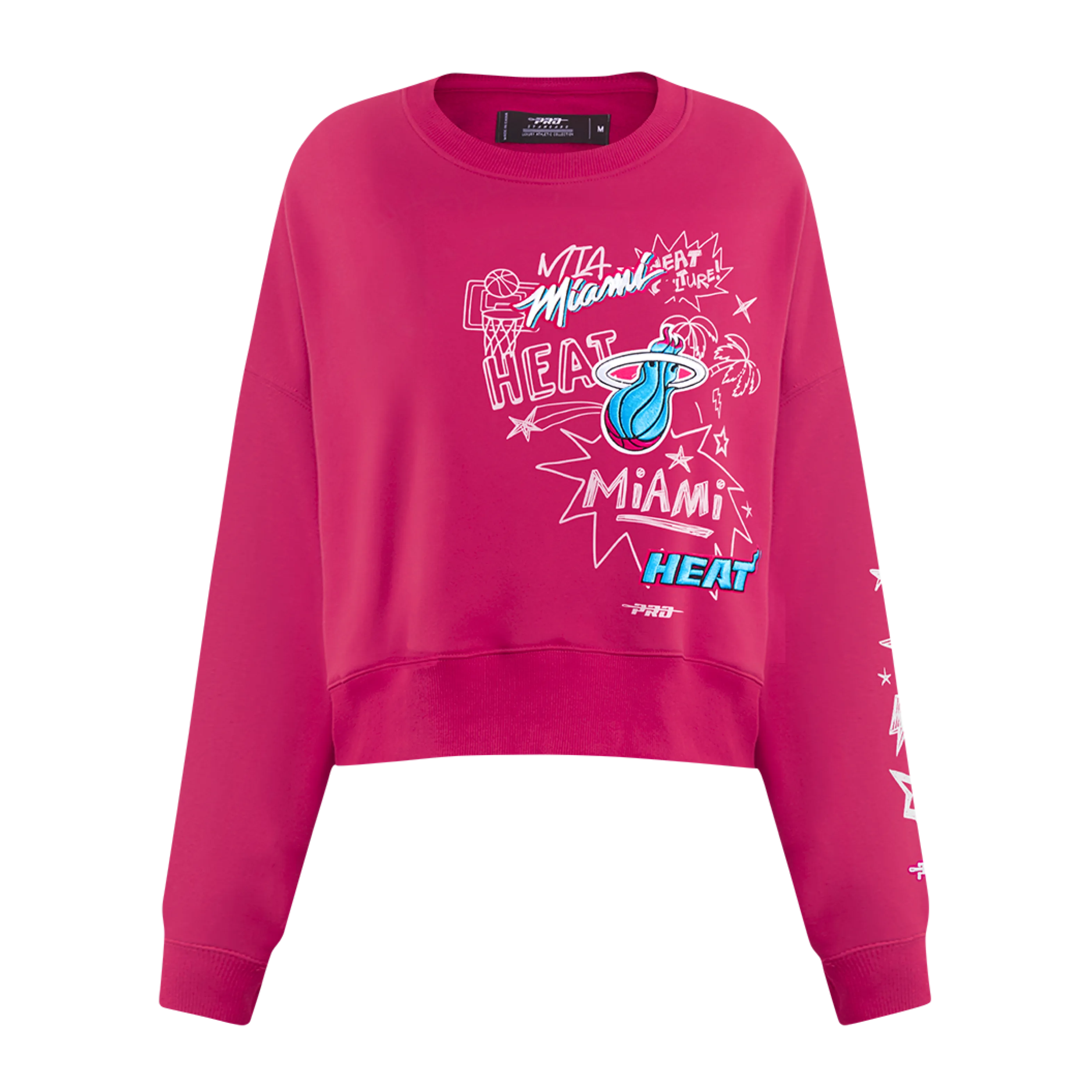 Pro Standard Miami HEAT Original Vice Pink Women's Crewneck