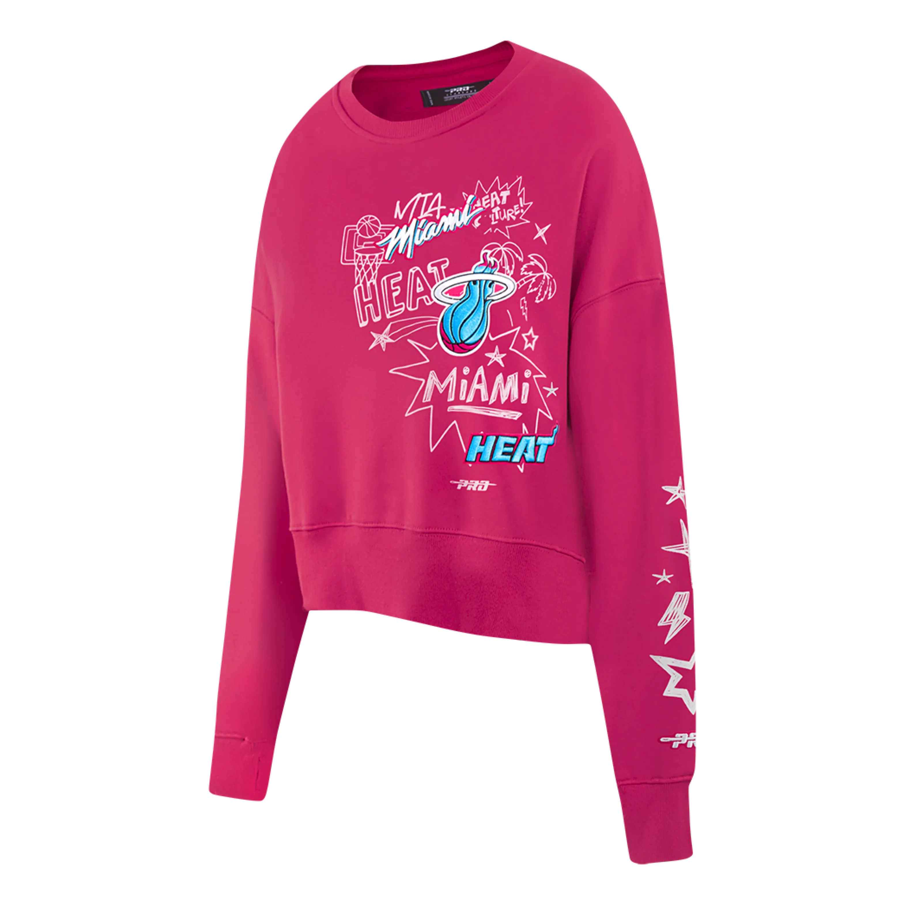 Pro Standard Miami HEAT Original Vice Pink Women's Crewneck