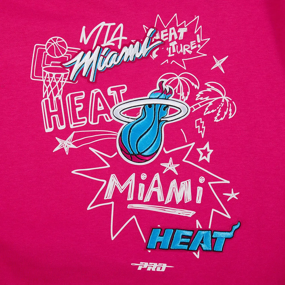 Pro Standard Miami HEAT Original Vice Pink Women's Crewneck