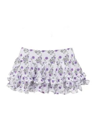Rita Ruffle Skirt in Maeve Floral