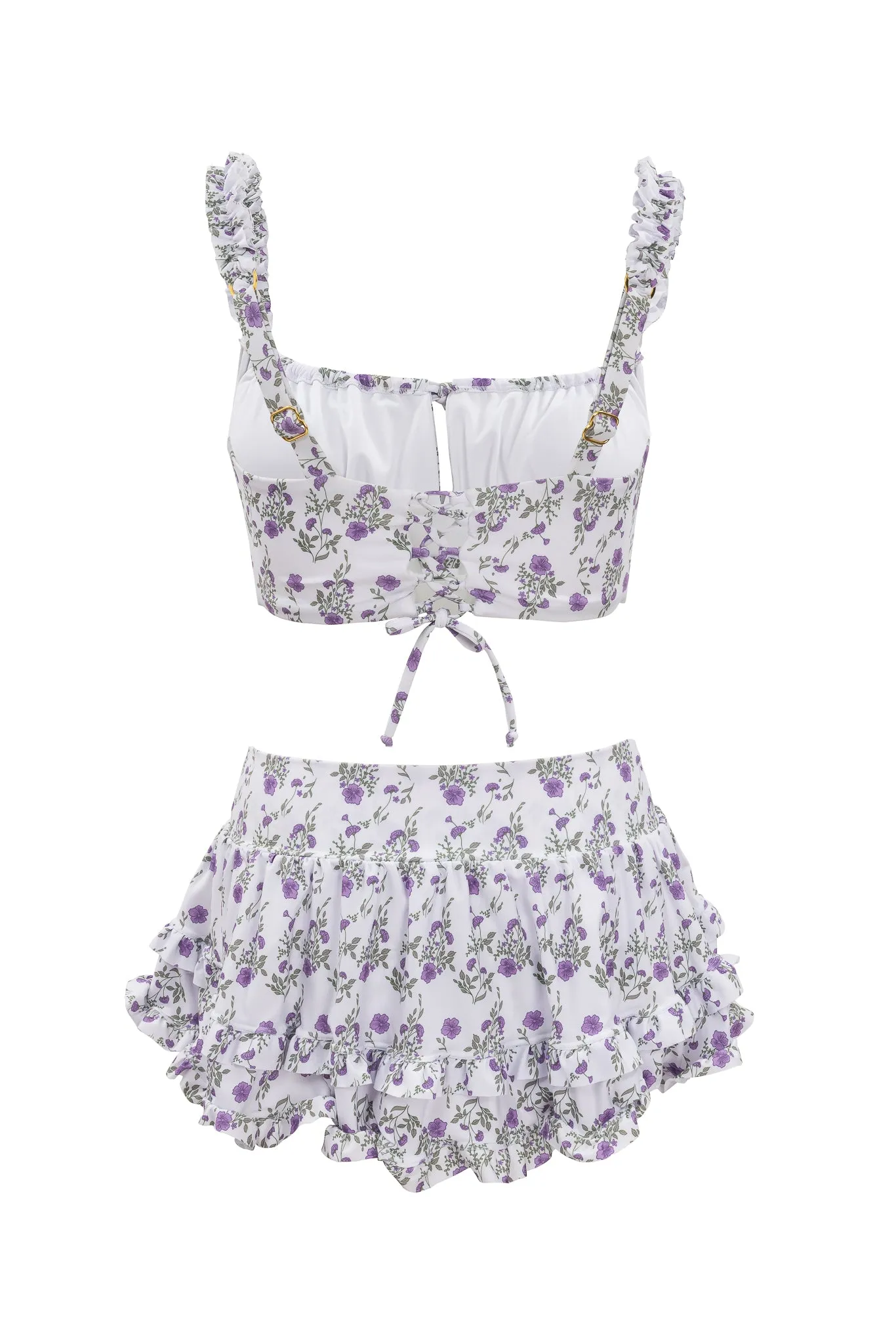 Rita Ruffle Skirt in Maeve Floral