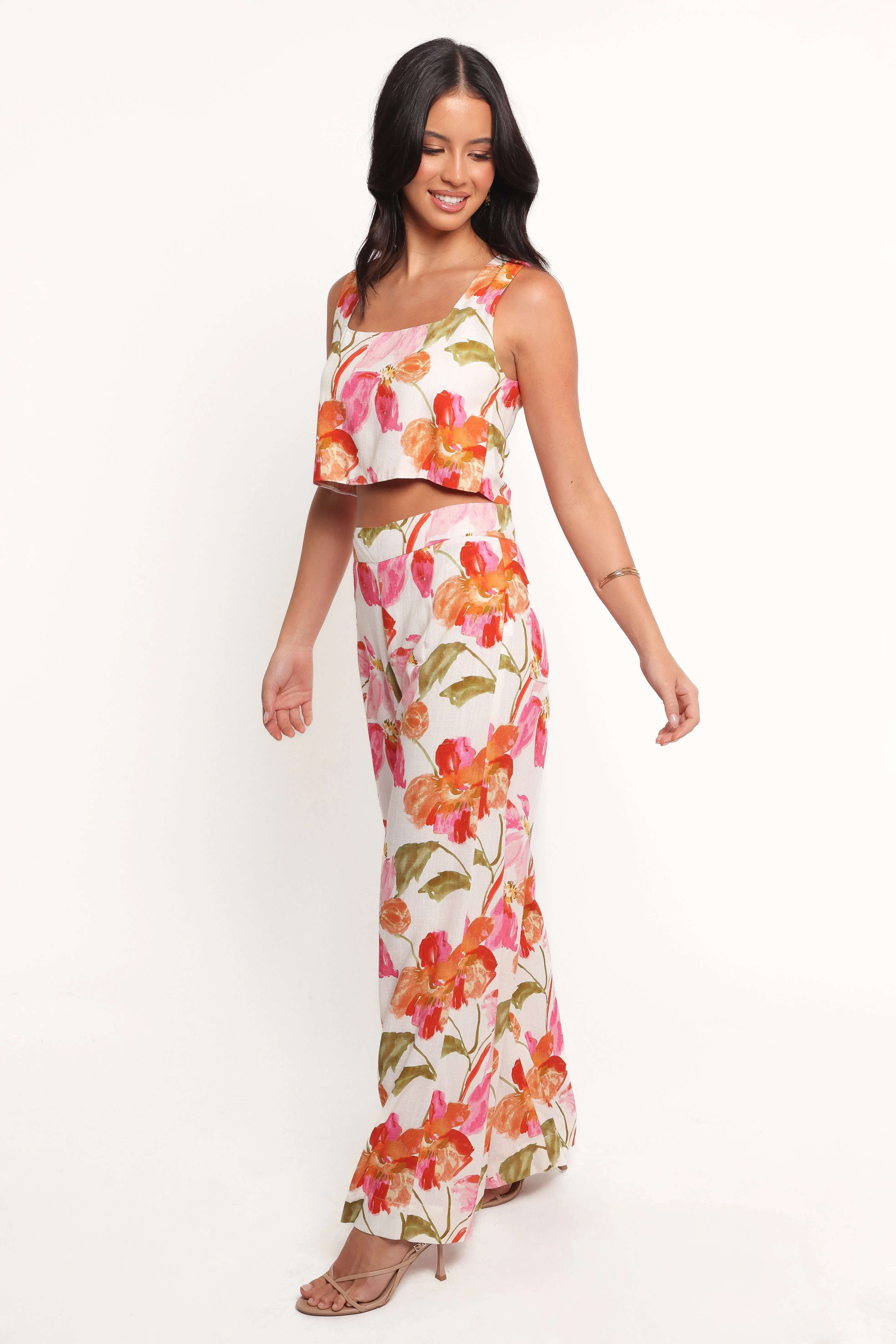 Saffra Wide Leg Pants - Everlyn Print