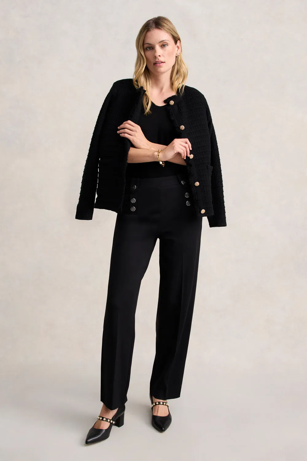 Sailor Ponte Pant - Black