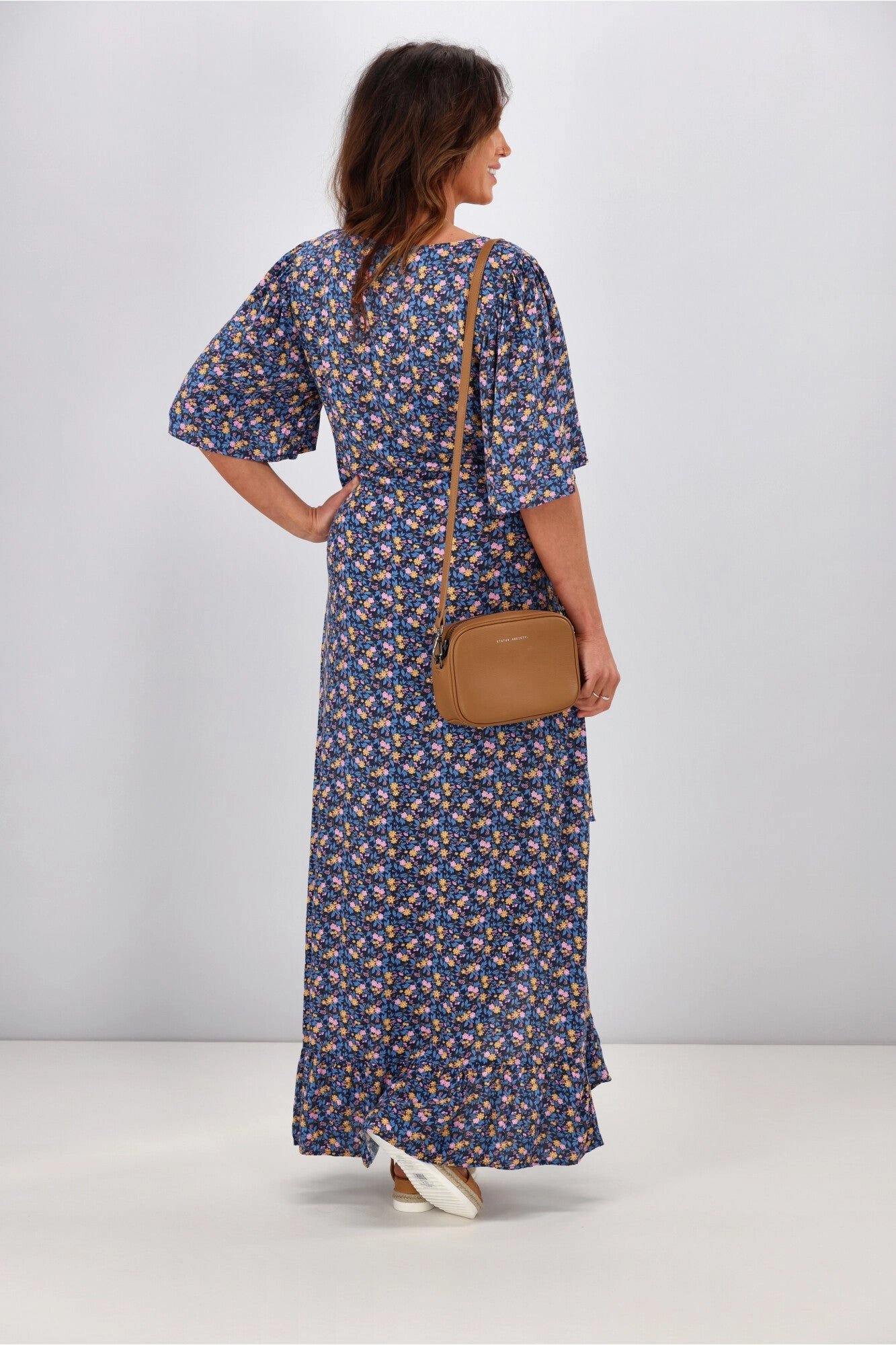Sass Dixie Maxi Frill Dress Spring Floral