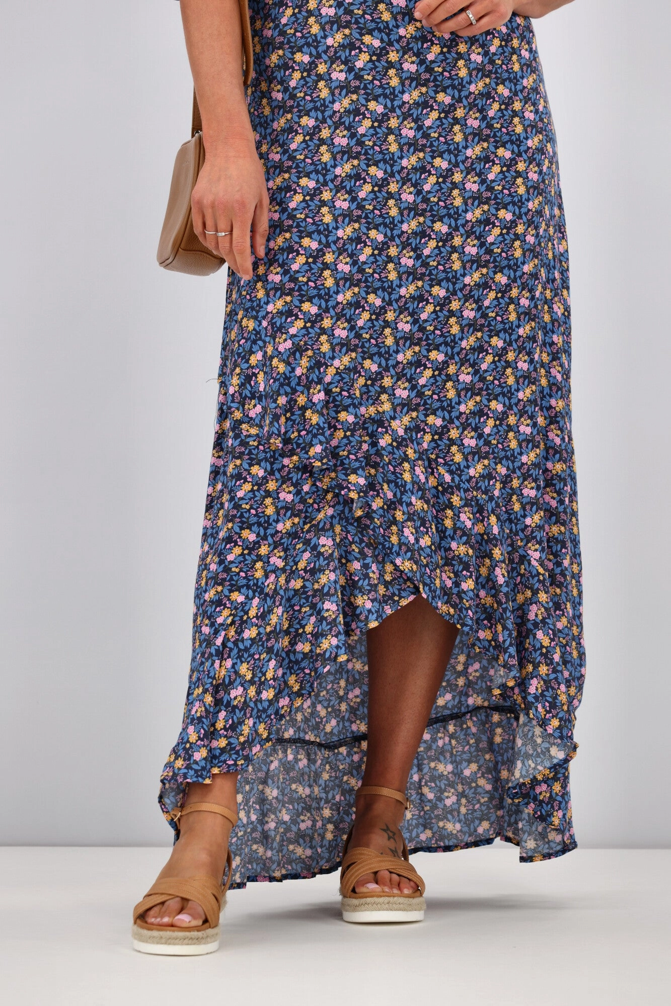 Sass Dixie Maxi Frill Dress Spring Floral