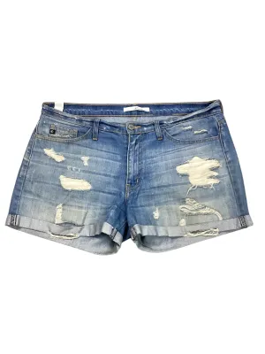 Shorts By Kancan In Blue Denim, Size:M
