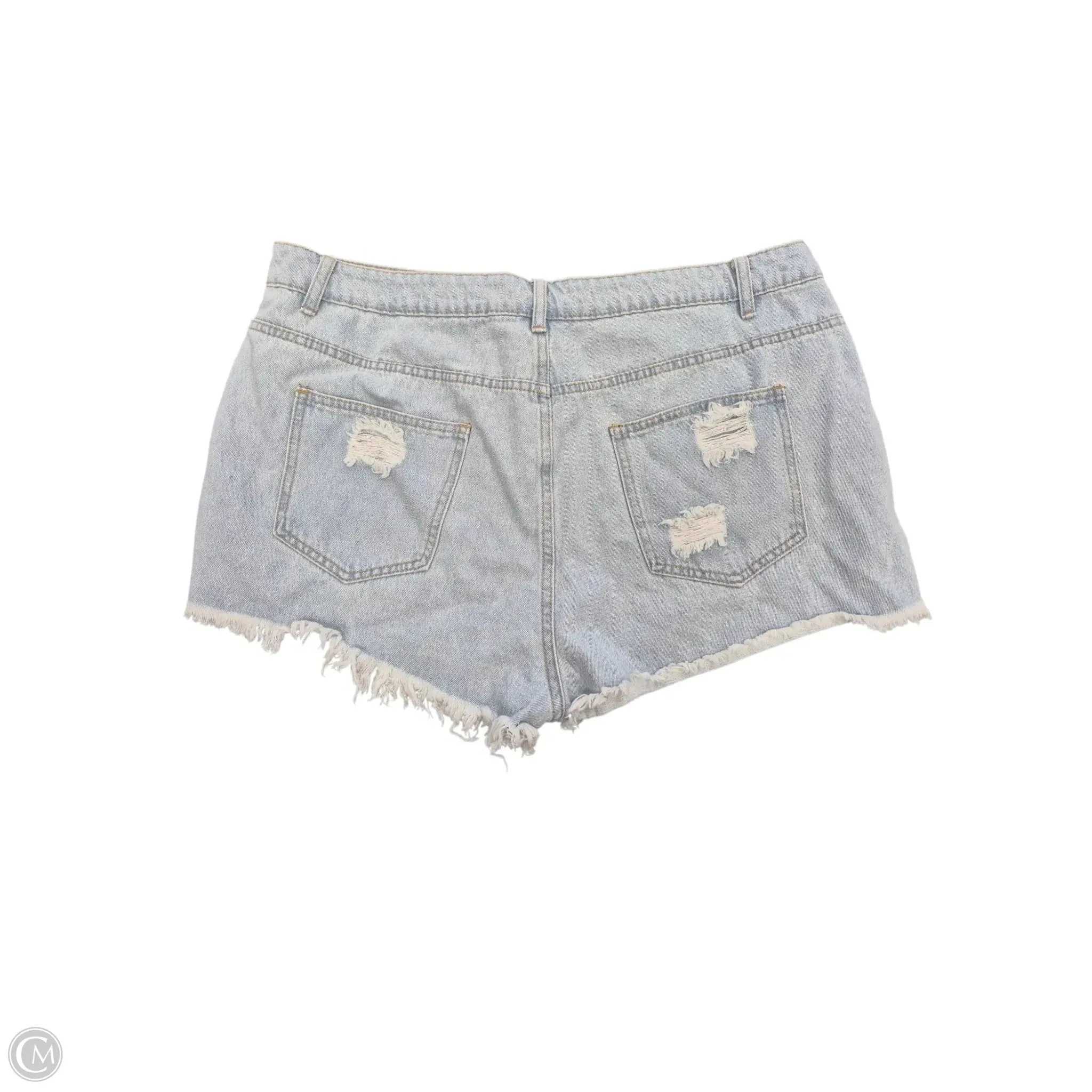 Shorts By Shein In Blue Denim, Size: 2x