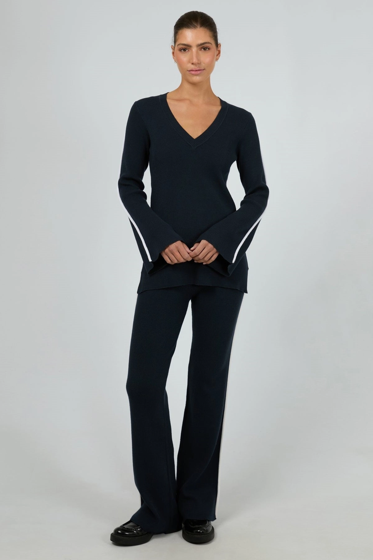 Silent Theory Highland Knit Jumper Navy