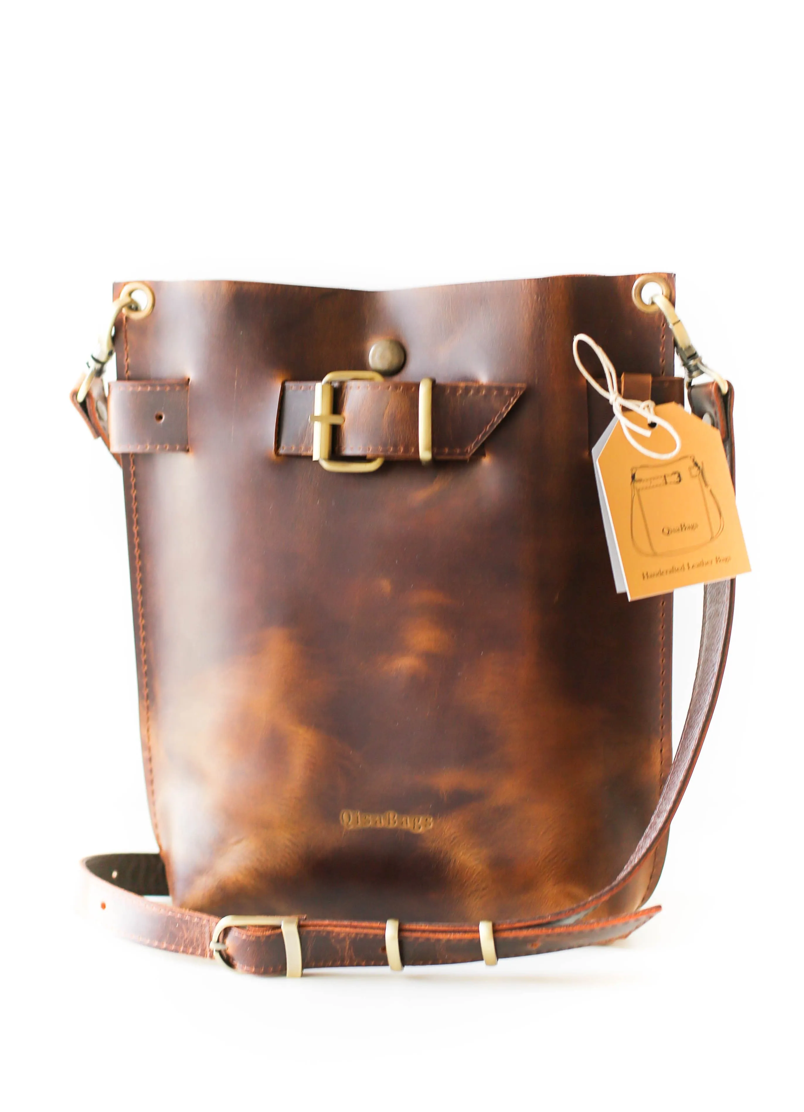 Small Dark Brown Leather Bag