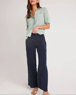 Smocked Waist Wide Leg - Endless Sea