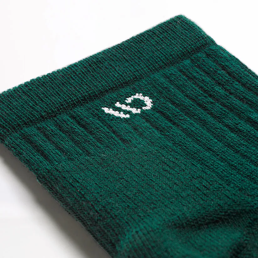 Solid Cushioned Quarter Socks
