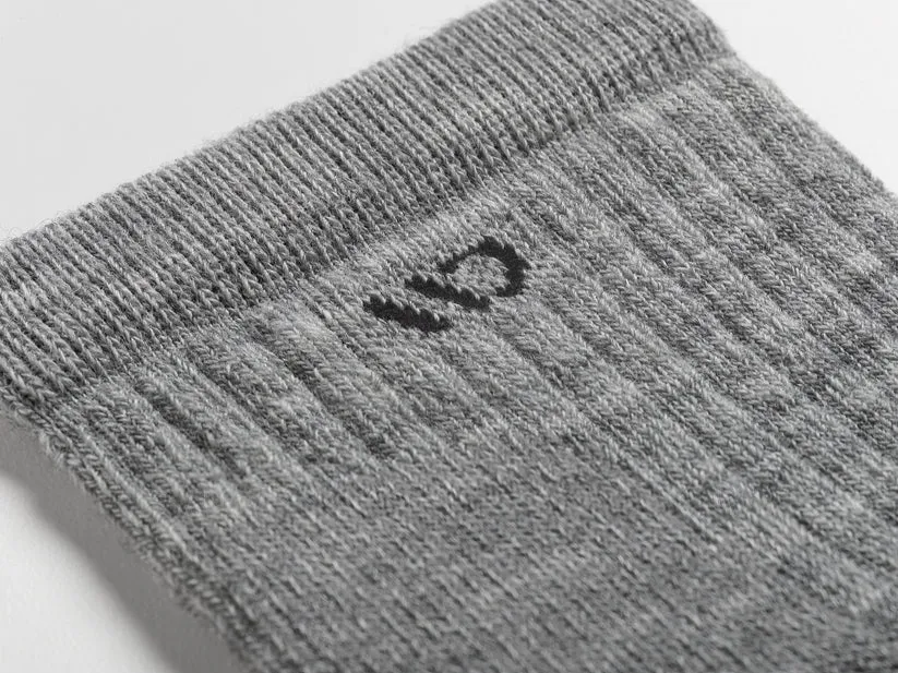 Solid Cushioned Quarter Socks