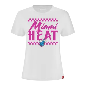 Sportiqe Miami HEAT Original Vice White Women's Tee