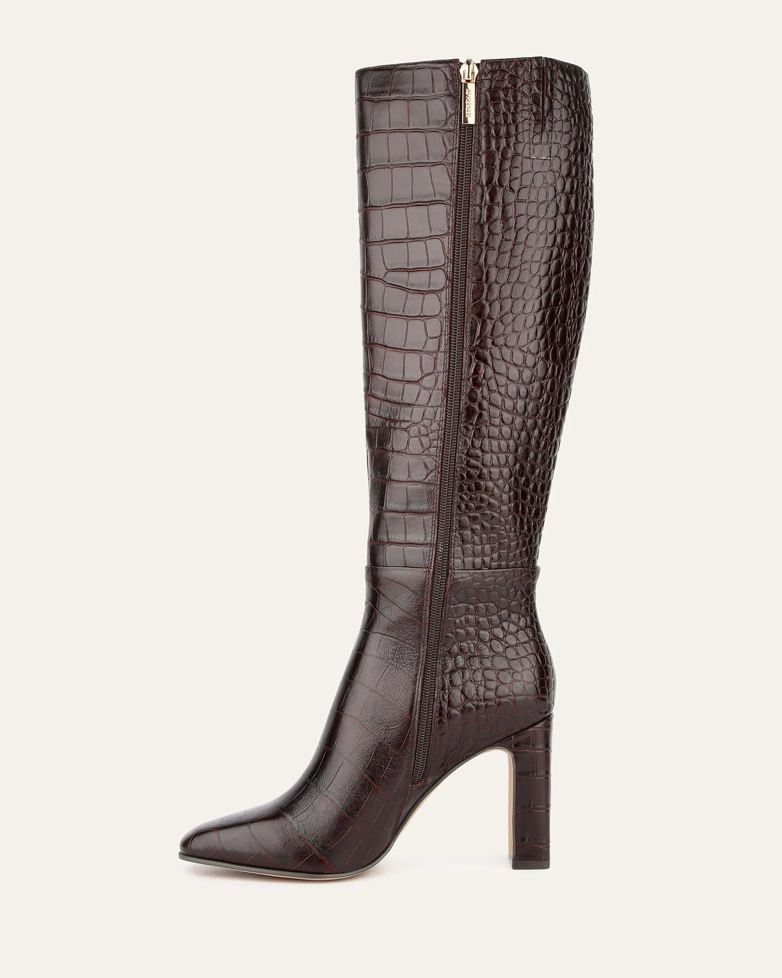 STORMI KNEE BOOTS CHOCOLATE CROC