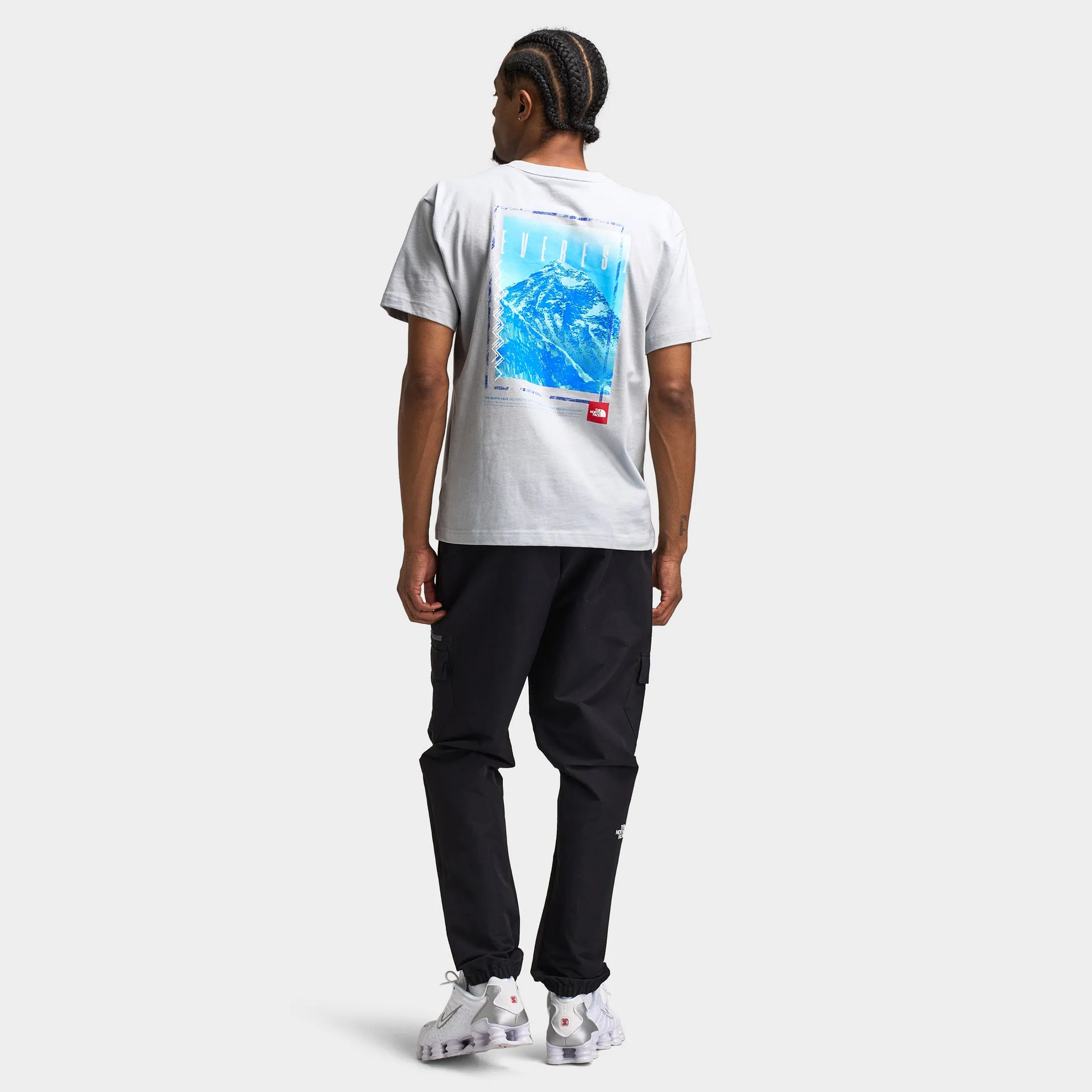 The North Face Red Box Everest Heavyweight T-Shirt / High Rise Grey