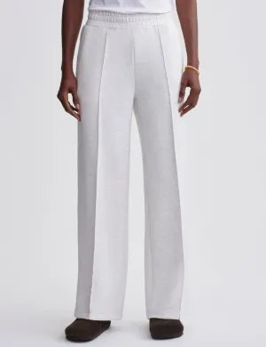 The Wide Leg Pant 30" - Ivory Marl