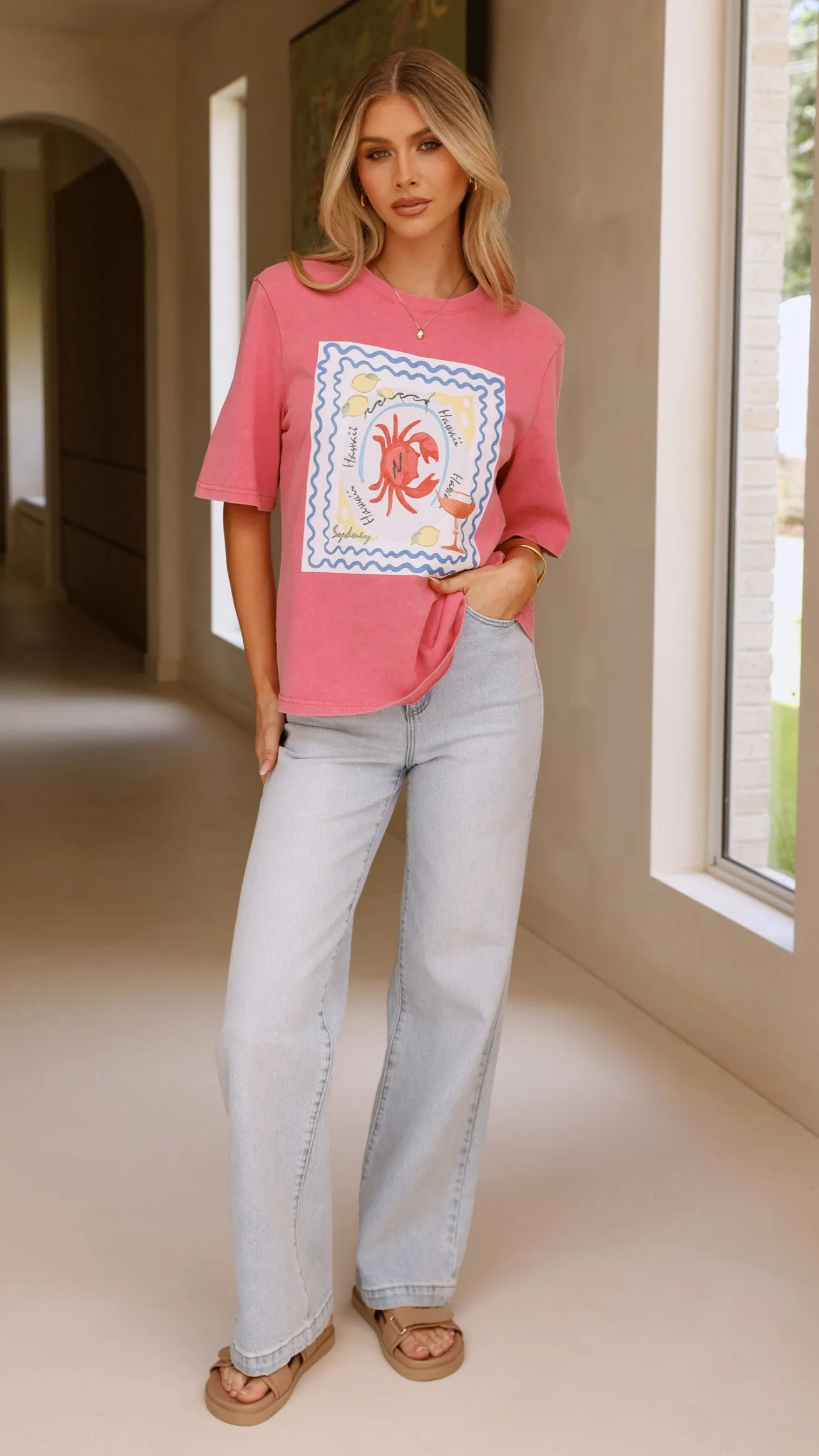 Tropic Tee - Pink