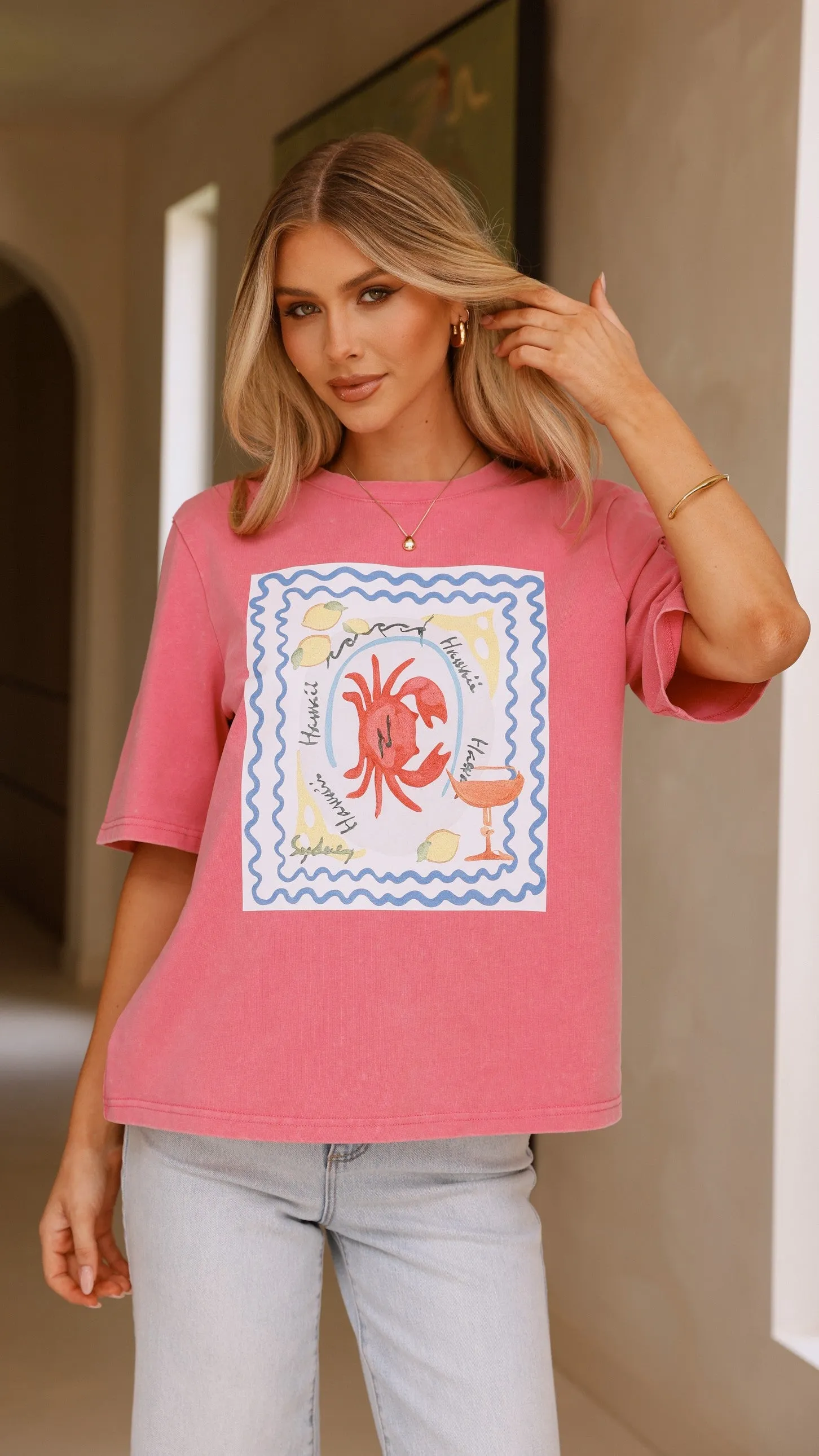 Tropic Tee - Pink