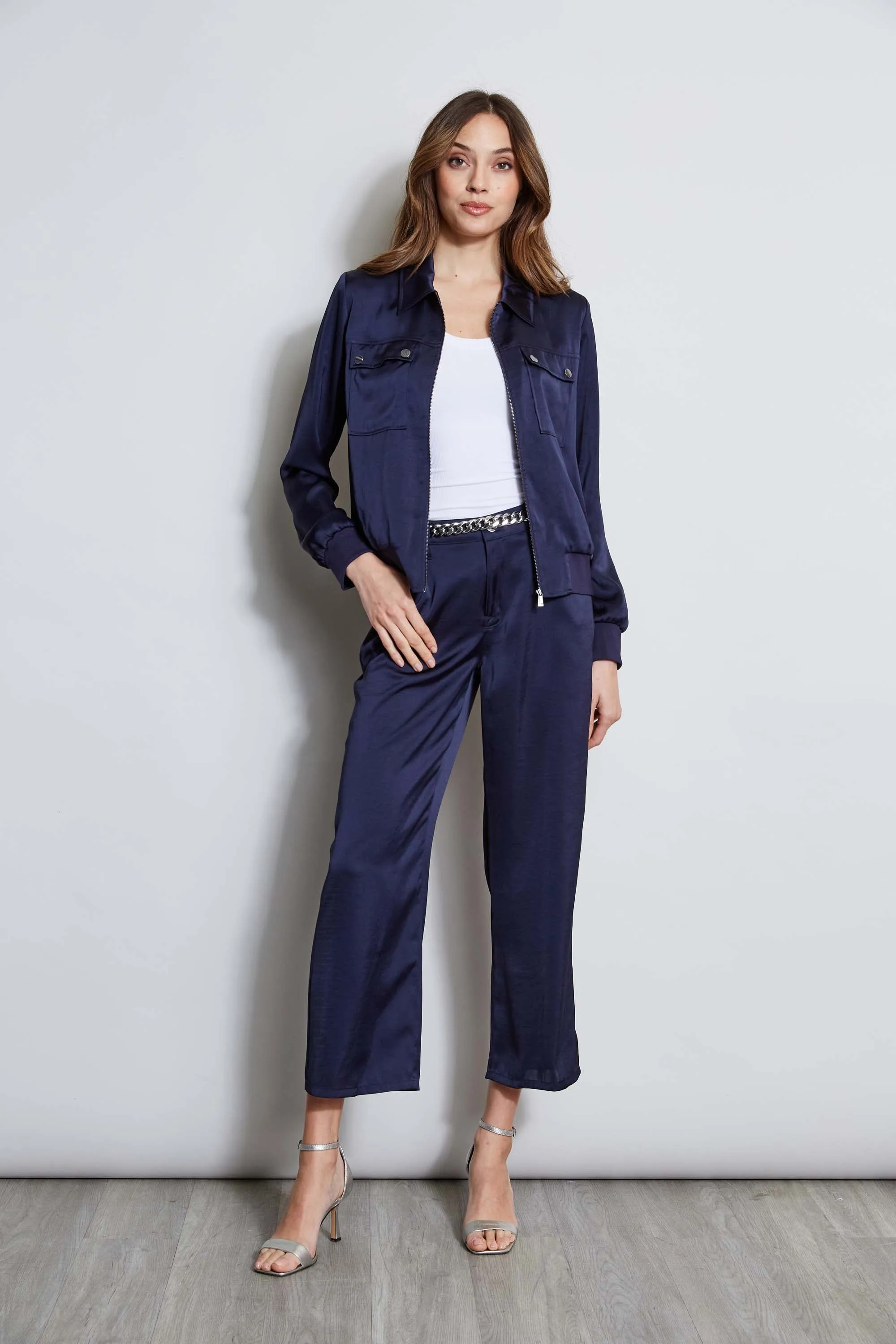 Washed Satin Fluid Pant