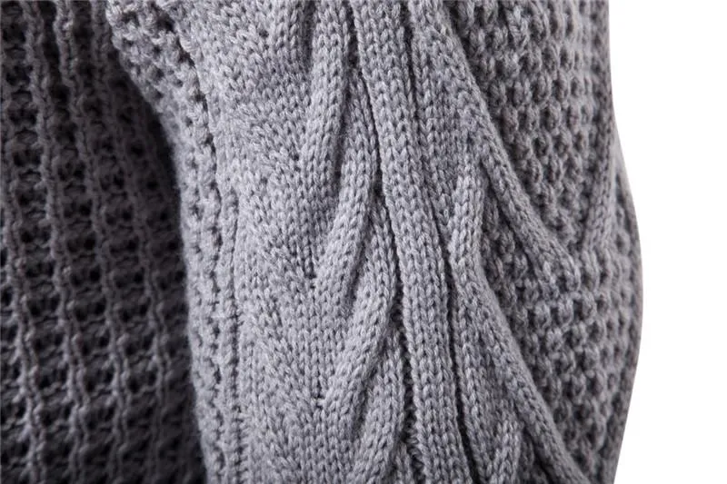 West Louis™ Turndown Collar Slim Sweater