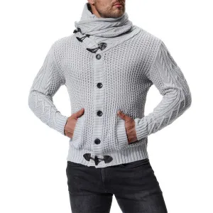 West Louis™ Turndown Collar Slim Sweater