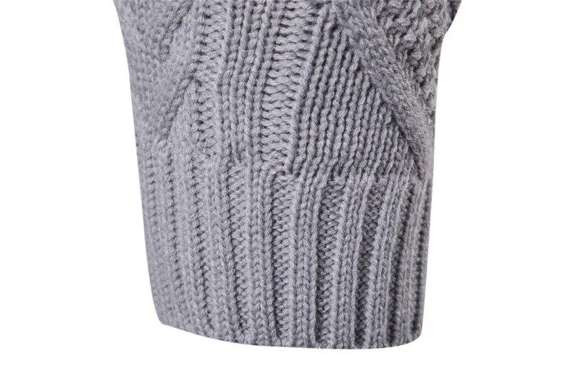 West Louis™ Turndown Collar Slim Sweater