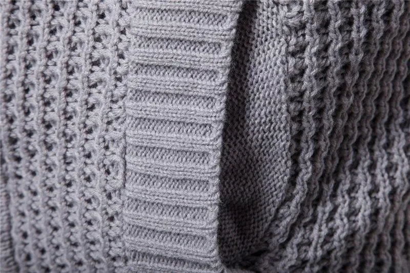 West Louis™ Turndown Collar Slim Sweater