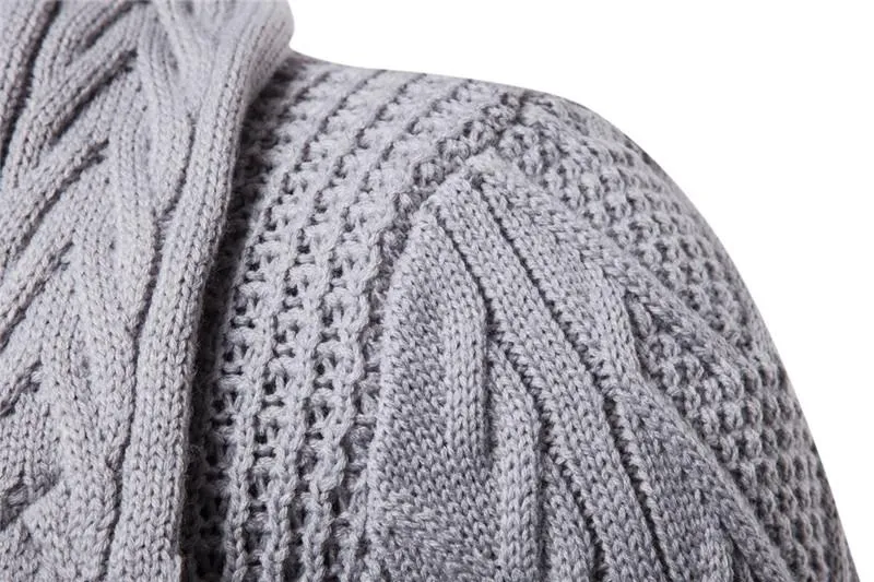 West Louis™ Turndown Collar Slim Sweater