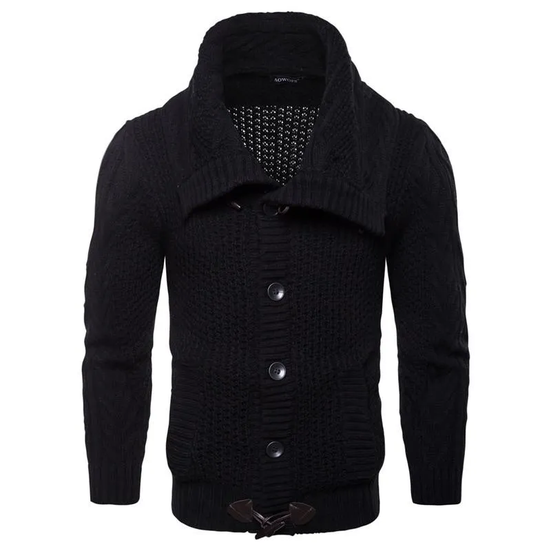 West Louis™ Turndown Collar Slim Sweater