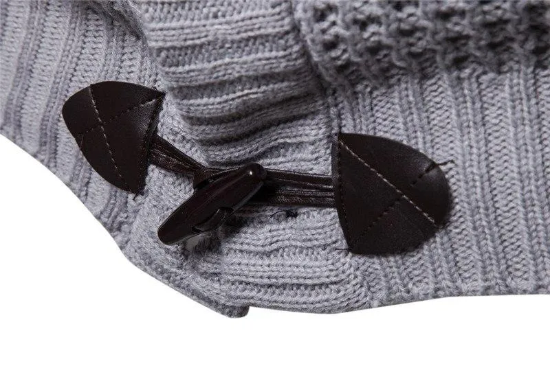 West Louis™ Turndown Collar Slim Sweater