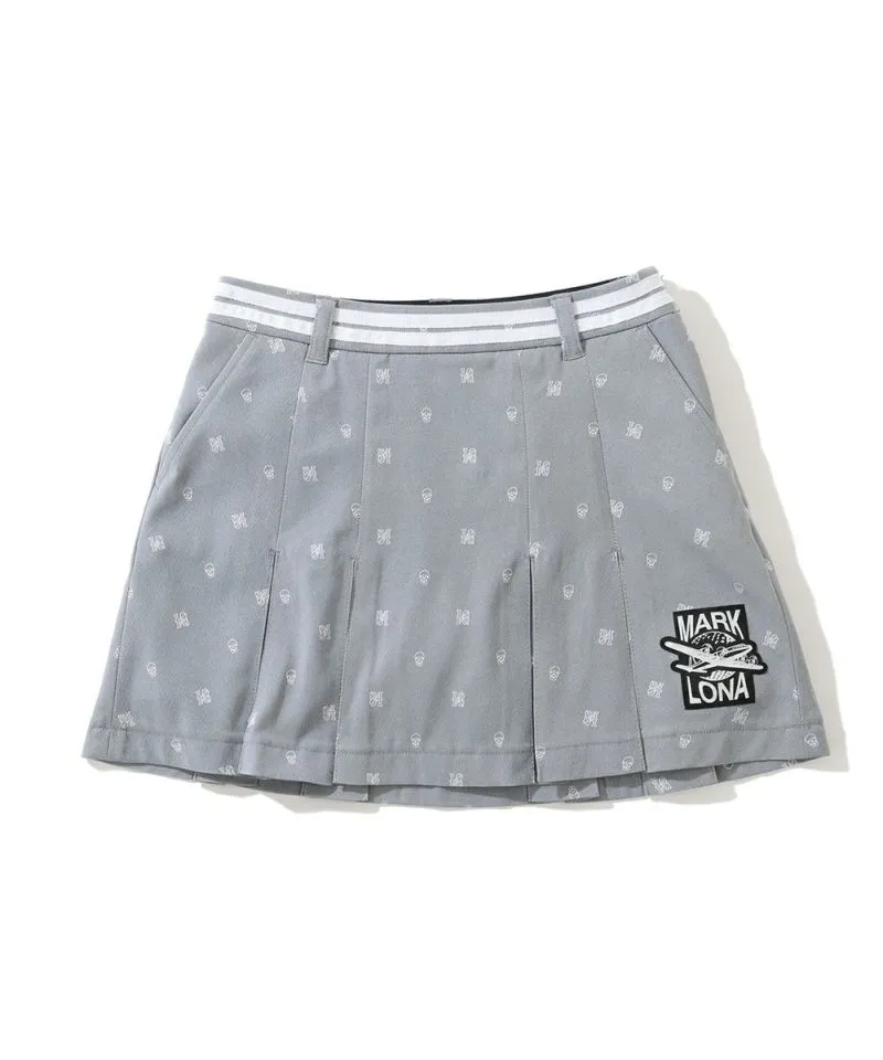 Women's Enigma Pleats Skirt Light Grey