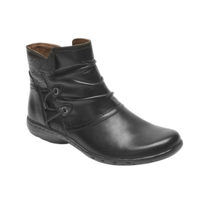 Women's Penfield Ruched Boot - Black (Regular Width)