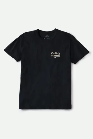 Woodburn Oceanside S/S Standard Tee - Black/Cream