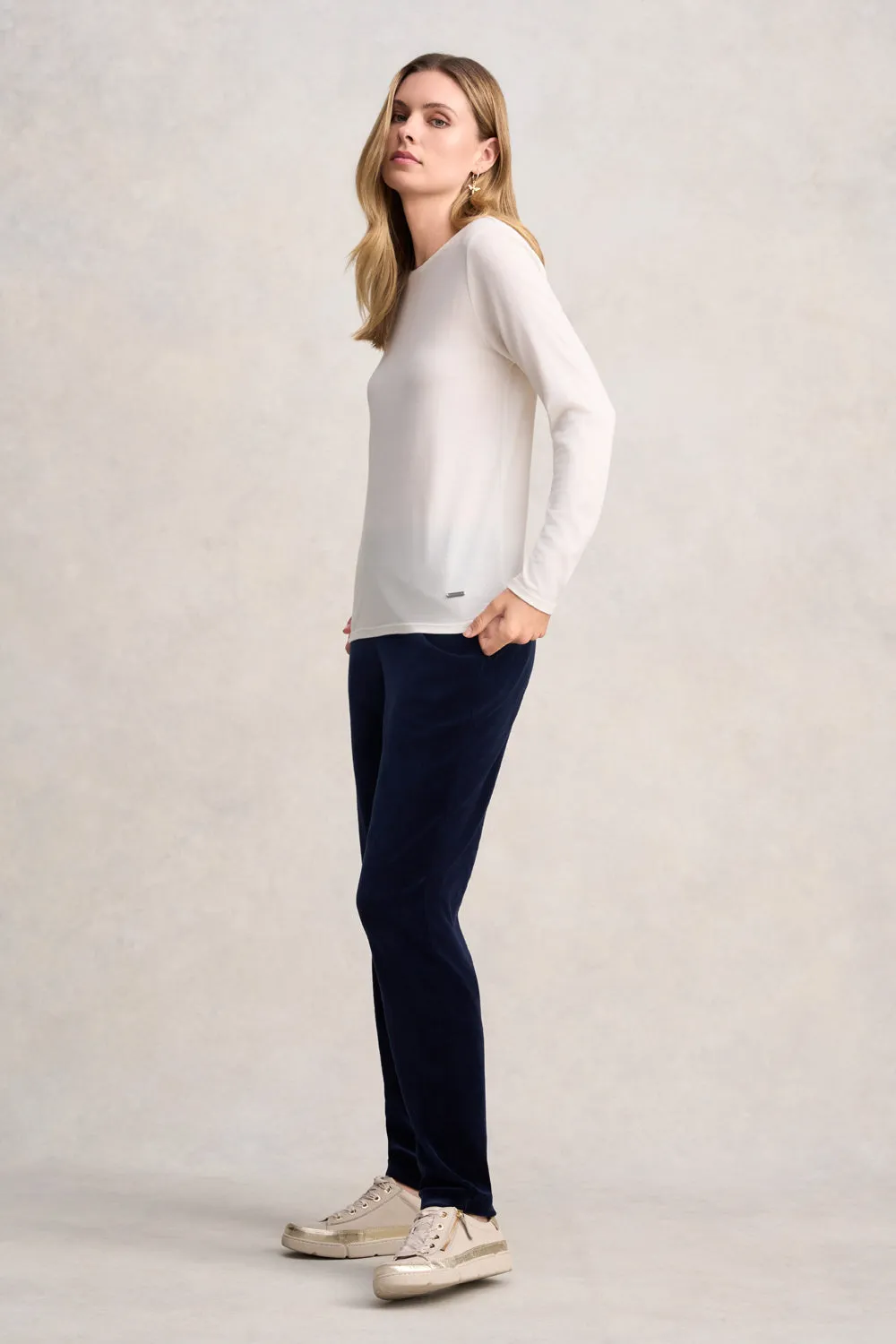 Wool Jersey Tee - Cream